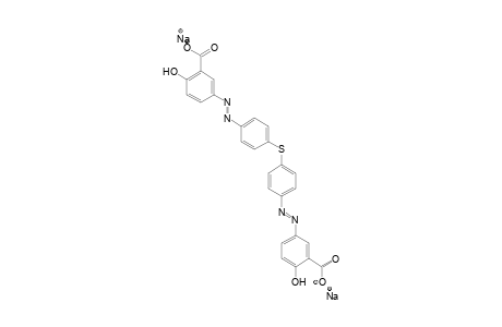 Benzoic acid, 3,3'-[thiobis(4,1-phenyleneazo)]bis[6-hydroxy-, disodium salt