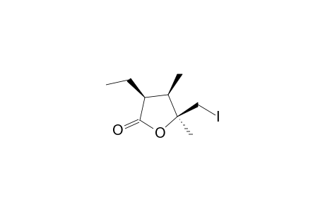 (3S,4R,5S)-3-ethyl-5-(iodanylmethyl)-4,5-dimethyl-oxolan-2-one