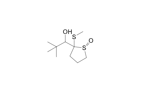 (E)-2-(1-Hydroxy-2,2-dimethylpropyl)-2-(methylthio)thiolane 1-oxide