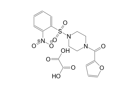 furan-2-yl(4-((2-nitrophenyl)sulfonyl)piperazin-1-yl)methanone oxalate