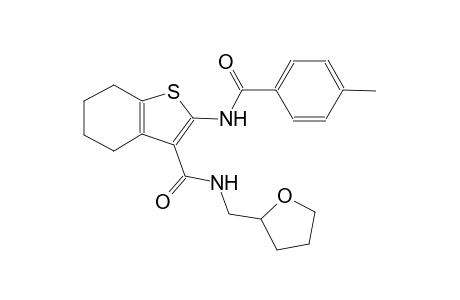 benzo[b]thiophene-3-carboxamide, 4,5,6,7-tetrahydro-2-[(4-methylbenzoyl)amino]-N-[(tetrahydro-2-furanyl)methyl]-