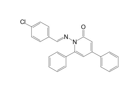 1-[(p-Chlorobenzylidene)amino]-4,6-diphenyl-2-pyridone