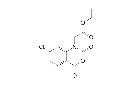 2-(7-chloro-2,4-diketo-3,1-benzoxazin-1-yl)acetic acid ethyl ester