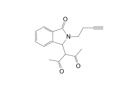 3-(2-(But-3-yn-1-yl)-3-oxoisoindolin-1-yl)pentane-2,4-dione