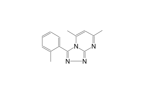 [1,2,4]triazolo[4,3-a]pyrimidine, 5,7-dimethyl-3-(2-methylphenyl)-