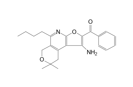 methanone, (1-amino-5-butyl-8,9-dihydro-8,8-dimethyl-6H-furo[2,3-b]pyrano[4,3-d]pyridin-2-yl)phenyl-