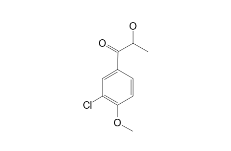 (+/-)-1-(3'-CHLORO-4'-METHOXYPHENYL)-2-HYDROXY-1-PROPANONE