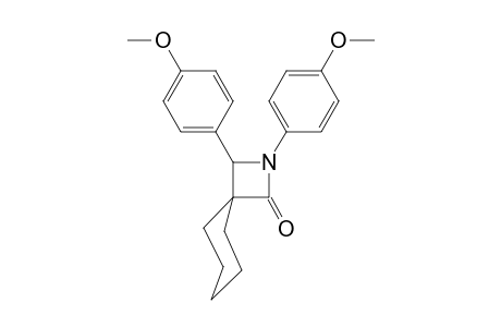 2,3-bis(4-methoxyphenyl)-2-azaspiro[3.5]nonan-1-one