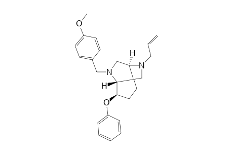 (+)-(1R,2R,5S)-6-Allyl-8-(4-methoxybenzyl)-2-phenoxy-6,8-diazabicyclo[3.2.2]nonane