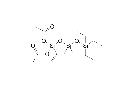 1,1-diacetoxy-5,5,5-triethyl-3,3-dimethyl-1-vinyltrisiloxane