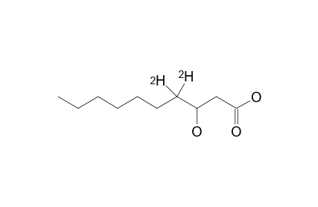 [4-(2)-H-(2)]-3-HYDROXY-DECANOIC-ACID;DOUBLY-LABELED