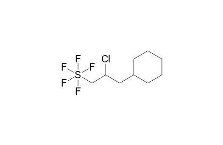[2-Chloro-3-(pentafluoro-.lambda.6-sulfanyl)propyl]cyclohexane