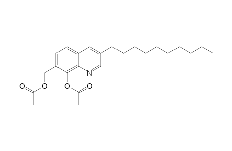 8-Acetoxy-3-n-decyl-7-(acetoxymethyl)quinoline