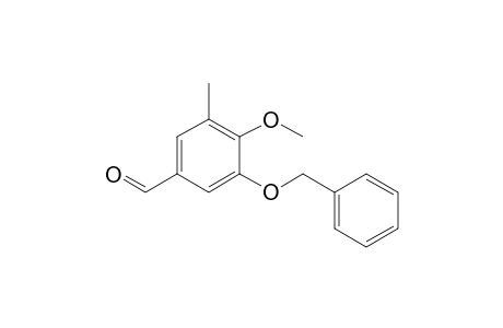 3-Benzyloxy-4-methoxy-5-methylbenzaldehyde