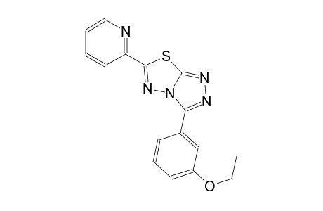 3-(3-ethoxyphenyl)-6-(2-pyridinyl)[1,2,4]triazolo[3,4-b][1,3,4]thiadiazole
