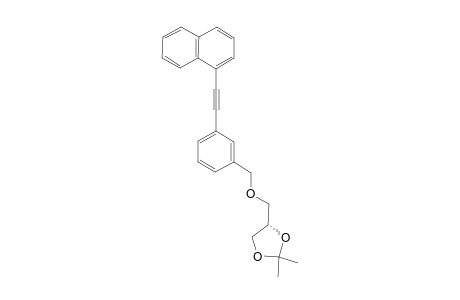 (S)-2,2-DIMETHYL-4-[3-(NAPHTHALEN-1-YLETHYNYL)-BENZYLOXYMETHYL]-1,3-DIOXOLANE