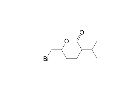 (6E)-6-(bromanylmethylidene)-3-propan-2-yl-oxan-2-one
