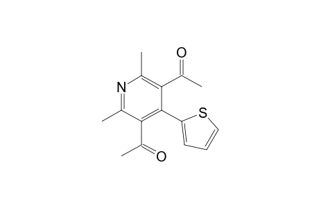1-(5-acetyl-2,6-dimethyl-4-thiophen-2-yl-3-pyridinyl)ethanone
