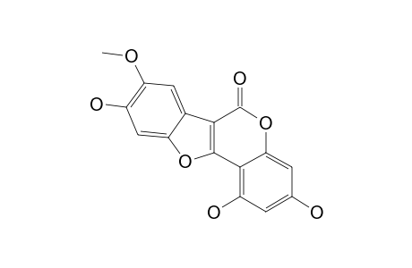 FLEMICOUMESTAN-A;1,3,9-TRIHYDROXY-8-METHOXYCOUMESTAN