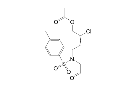 2-Chloro-4-[N-(2-oxoethyl)(4-methylbenzene)sulfonamide]but-2-en-1-yl acetate
