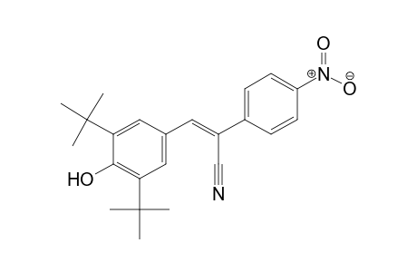 Benzeneacetonitrile, .alpha.-[[3,5-bis(1,1-dimethylethyl)-4-hydroxyphenyl]methylene]-4-nitro-