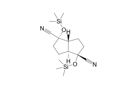 rel-1H,cis-5H,trans-2,trans-6-Bis(trimethylsilyloxy)bicyclo[3.3.0]octan-2,6-dicarbonitrile