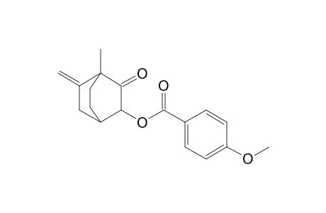 1-Methyl-6-methylene-2-oxobicyclo[2.2.2]octan-3-yl p-Methoxybenzoate