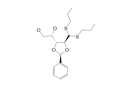 2,3-O-(S)-BENZYLIDENE-D-ARABINOSE-DIPROPYL-DITHIOACETAL