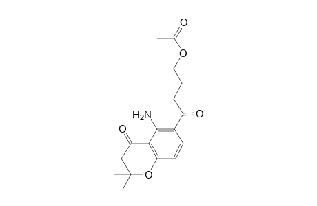 2,2-Dimethyl-5-amino-6-(4'-acetoxybutyryl)-4-chromone
