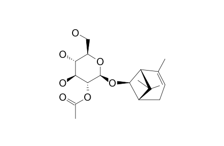 ALPHA-PINENE-7-BETA-O-BETA-D-2-ACETYL-GLUCOPYRANOSIDE