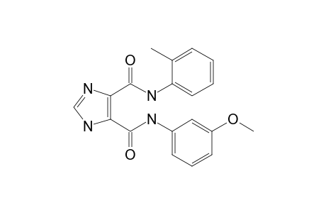 1H-Imidazole-4,5-dicarboxylic acid, 5-[(3-methoxy-phenyl)-amide] 4-o-tolylamide