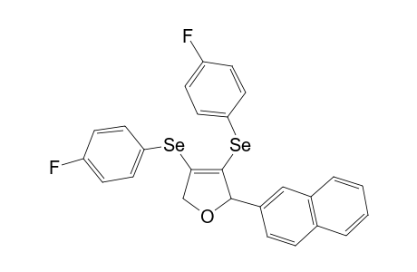 3,4-Bis((4-fluorophenyl)selanyl)-2-(naphthalen-2-yl)-2,5-dihydrofuran