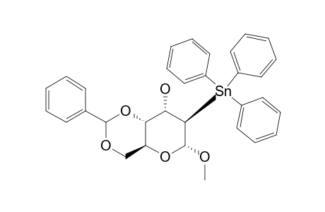 (METHYL-4,6-O-BENZYLIDENE-ALPHA-D-ALTROPYRANOSIDE-2-YL)-TRIPHENYL-STANNANE