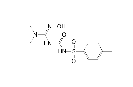 3-(N,N-diethyl-N'-hydroxycarbamimidoyl)-1-[(4-methylbenzene)sulfonyl]urea