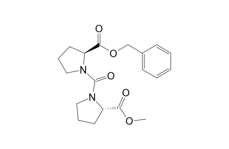Benzyl 1-{[(2S)-2-(methoxycarbonyl)pyrrolidin-1-yl]carbonyl}-L-prolinate