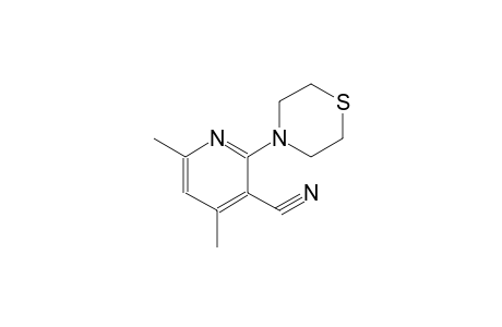 4,6-dimethyl-2-(4-thiomorpholinyl)nicotinonitrile