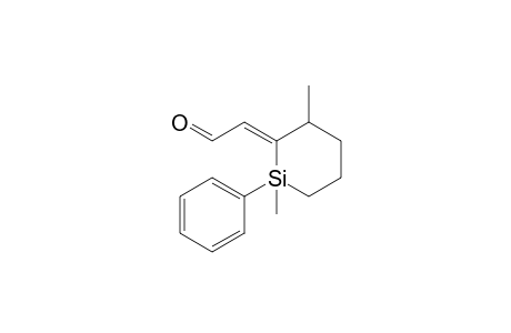 (2Z)-2-(1,3-dimethyl-1-phenyl-2-silinanylidene)acetaldehyde