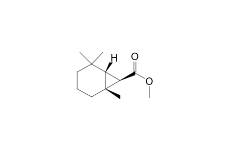 (1R,6S,7R)-methyl 1,5,5-trimethylbicyclo[4.1.0]heptane-7-carboxylate