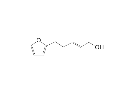 (E)-5-Furan-2-yl-3-methylpent-2-en-1-ol