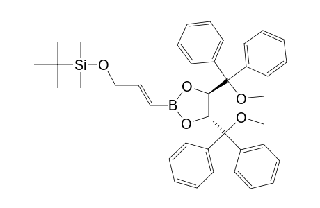 (4R,5R)-2-[(E)-2-[3-tert-Butyl(dimethyl)siloxymethyl]ethenyl]-4,5-bis[methoxy(diphenyl)methyl]-1,3.2-dioxaborolane