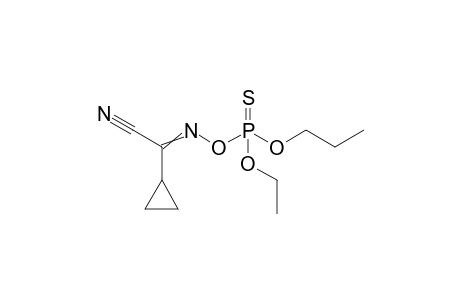 4,6-Dioxa-3-aza-5-phosphanon-2-enenitrile, 2-cyclopropyl-5-ethoxy-,5-sulfide