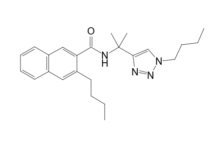 3-n-Butyl-N-[2-(1-n-butyl-1H-1,2,3-triazol-4-yl)propan-2-yl]-2-naphthamide