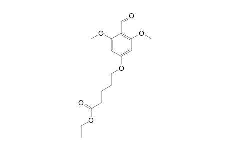 Ethyl 5-(4-formyl-3,5-dimethoxyphenoxy)valerate