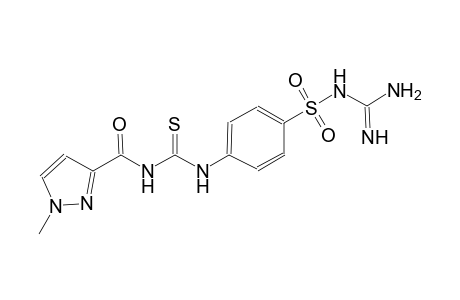 3-[({[4-({[amino(imino)methyl]amino}sulfonyl)anilino]carbothioyl}amino)carbonyl]-1-methyl-1H-pyrazole