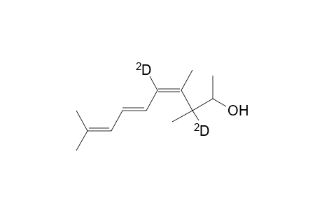 4,6,8-Decatrien-3,5-d2-2-ol, 3,4,9-trimethyl-