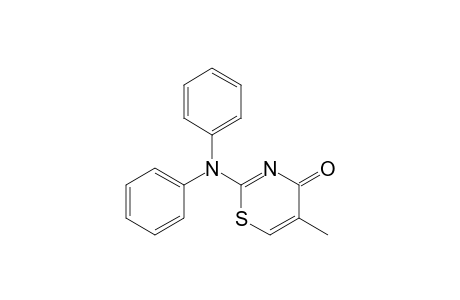 2-(N,N-Diphenylamino)-5-methyl-4H-1,3-thiazin-4-one