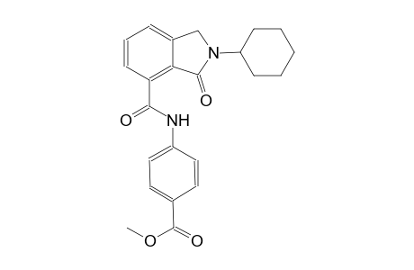 benzoic acid, 4-[[(2-cyclohexyl-2,3-dihydro-3-oxo-1H-isoindol-4-yl)carbonyl]amino]-, methyl ester