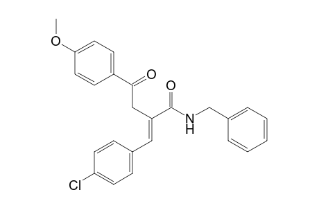(E)-N-Benzyl-2-(4-chlorobenzylidene)-4-(4-methoxyphenyl)-4-oxobutanamide
