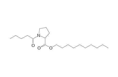 L-Proline, N-valeryl-, decyl ester