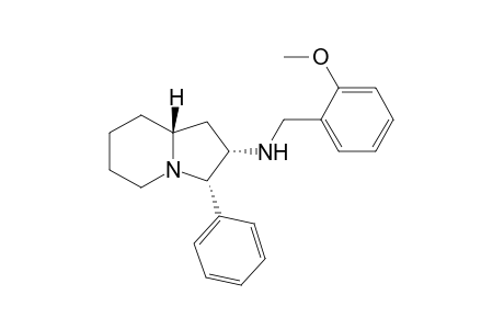 (2S,3S,8aR)-N-[(2-methoxyphenyl)methyl]-3-phenyl-1,2,3,5,6,7,8,8a-octahydroindolizin-2-amine